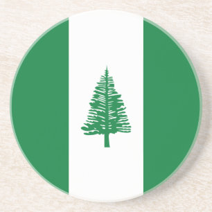 Flagge der Norfolkinsel Getränkeuntersetzer