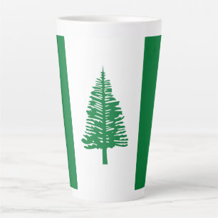 Flagge der Norfolkinsel Milchtasse