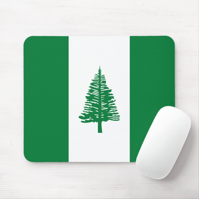 Flagge der Norfolkinsel Mousepad (Mit Mouse)