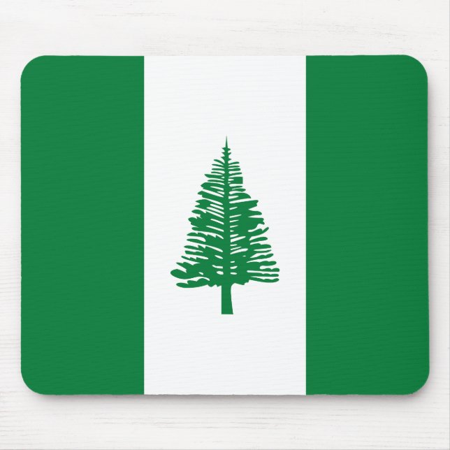Flagge der Norfolkinsel Mousepad (Vorne)