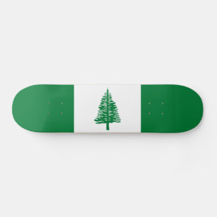 Flagge der Norfolkinsel Skateboard