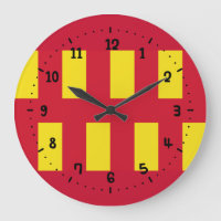 Flagge der Northumberland Large Clock