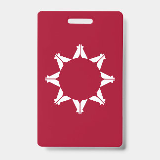 Flagge der Oglala Lakota Sioux Ausweis