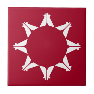 Flagge der Oglala Lakota Sioux Fliese