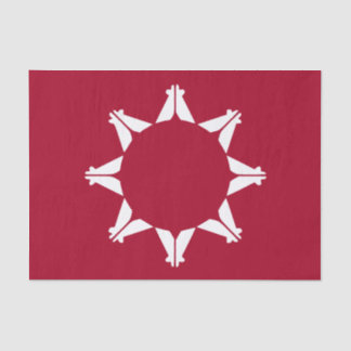 Flagge der Oglala Lakota Sioux Seidenpapier