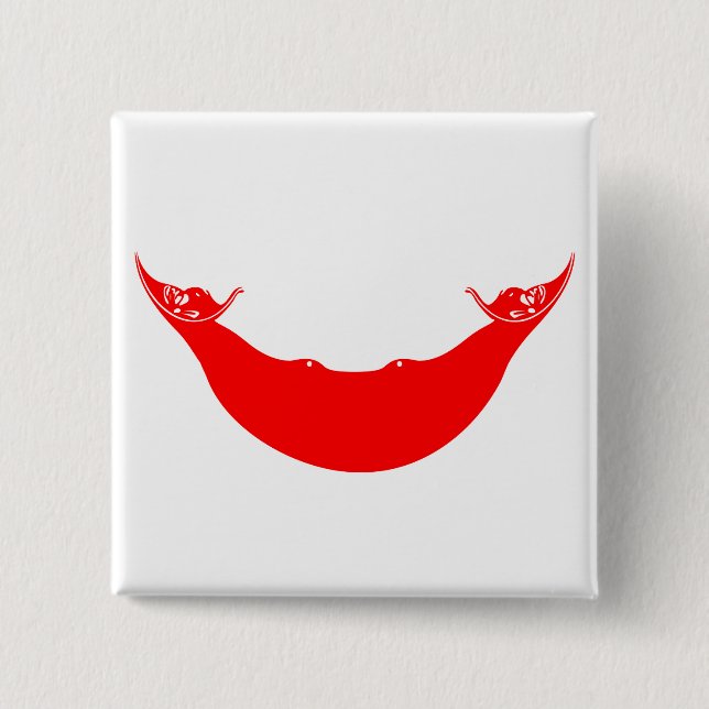 Flagge der Osterinsel (Rapa Nui) Button (Vorderseite)