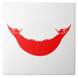 Flagge der Osterinsel (Rapa Nui) Fliese