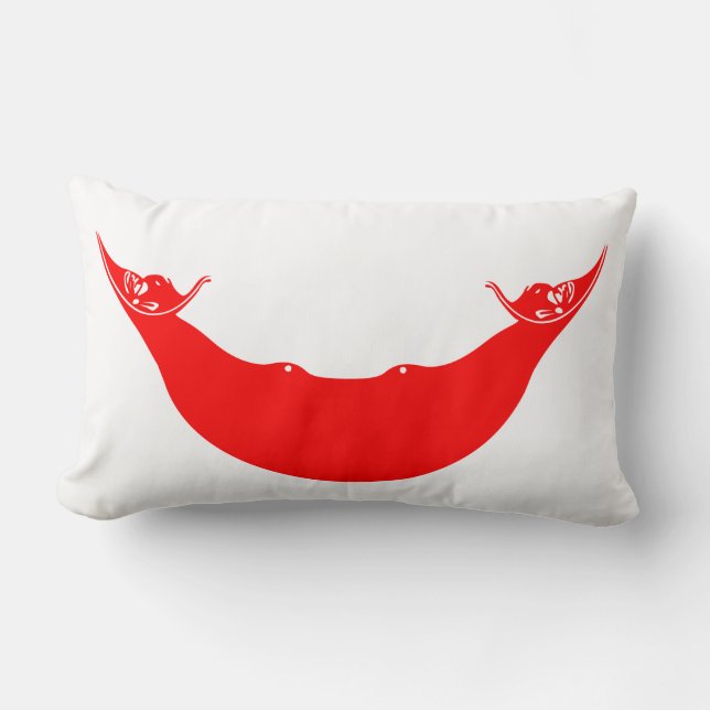 Flagge der Osterinsel (Rapa Nui) Lendenkissen (Vorderseite)