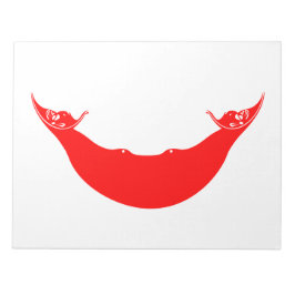 Flagge der Osterinsel (Rapa Nui) Notizblock