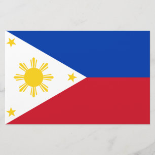 Flagge der Philippinen Briefpapier