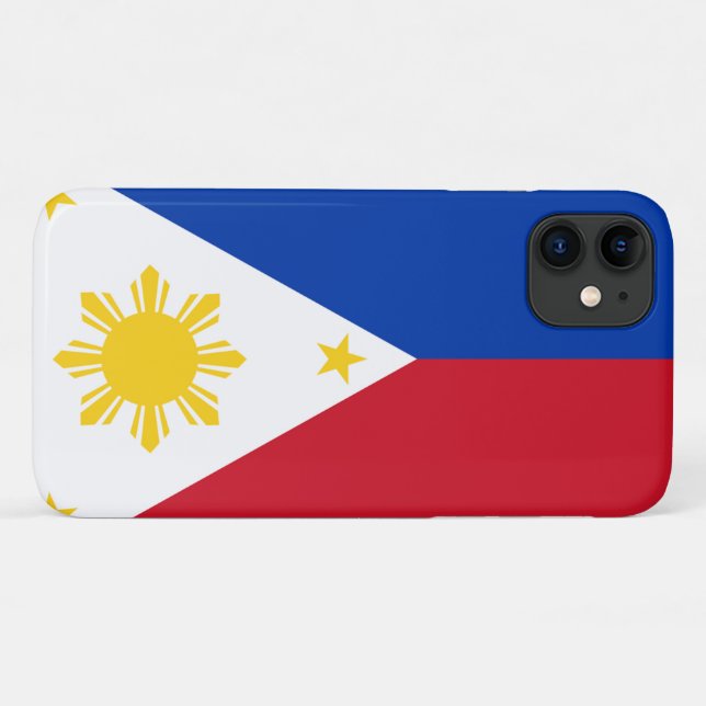 Flagge der Philippinen Case-Mate iPhone Hülle (Rückseite (Horizontal))