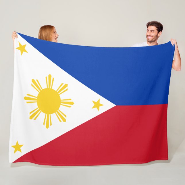 Flagge der Philippinen Fleecedecke (Beispiel)