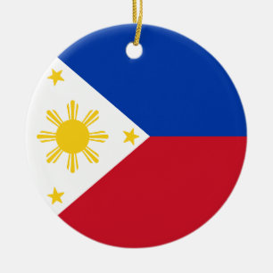 Flagge der Philippinen Keramik Ornament