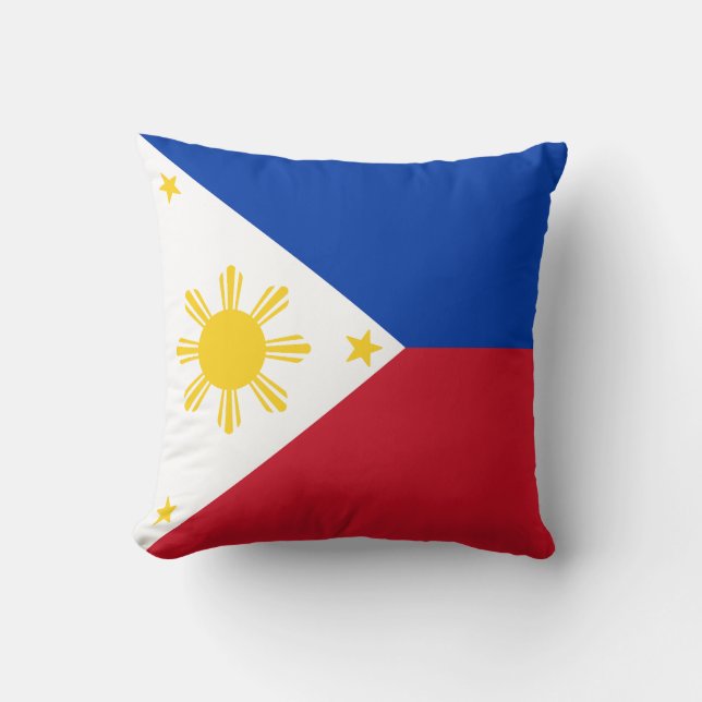 Flagge der Philippinen Kissen (Vorderseite)