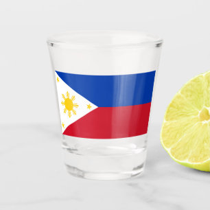 Flagge der Philippinen Schnapsglas