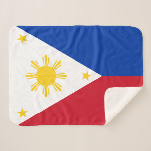 Flagge der Philippinen Sherpadecke