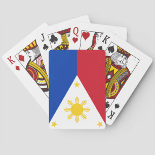 Flagge der Philippinen Spielkarten