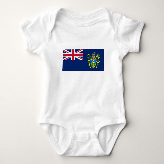 Flagge der Pitcairn-Inseln Baby Strampler (Vorderseite)