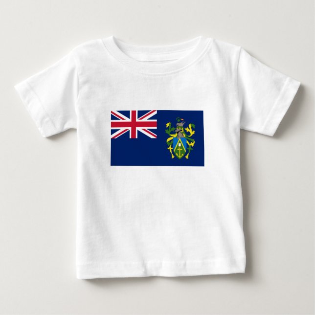 Flagge der Pitcairn-Inseln Baby T-shirt (Vorderseite)