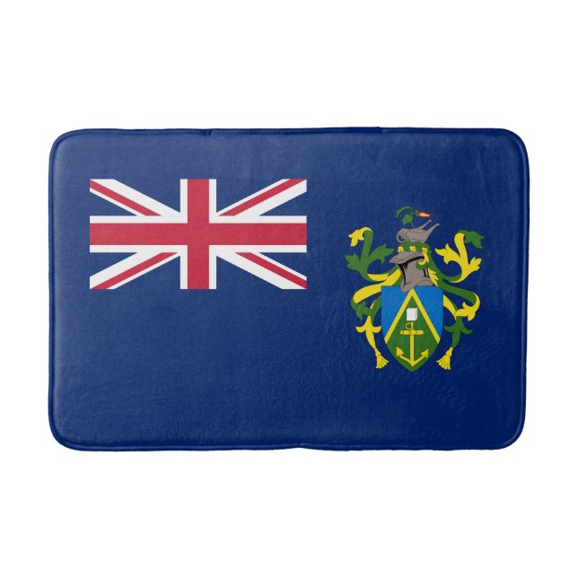Flagge der Pitcairn-Inseln Badematte (Vorderseite)