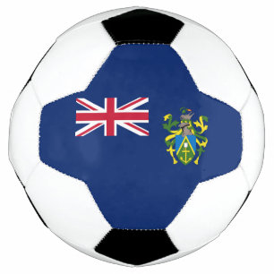 Flagge der Pitcairn-Inseln Fußball