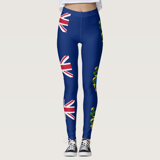Flagge der Pitcairn-Inseln Leggings (Vorderseite)