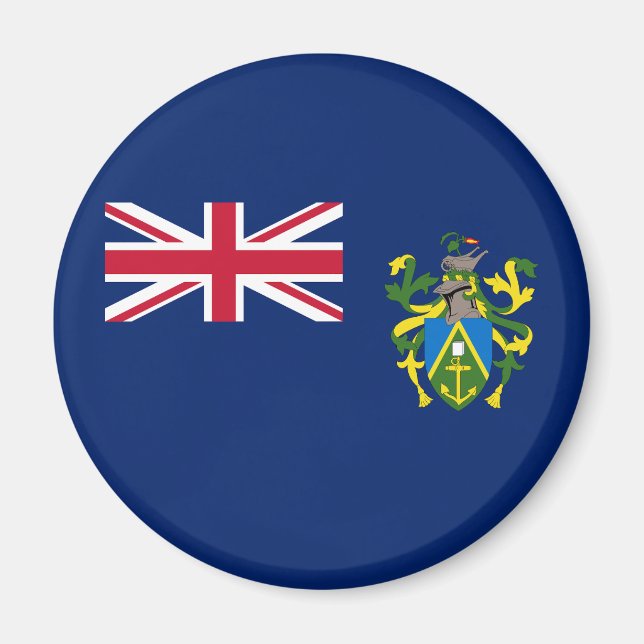 Flagge der Pitcairn-Inseln Magnet (Vorne)