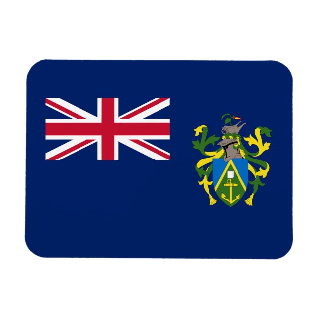 Flagge der Pitcairn-Inseln Magnet (Horizontal)