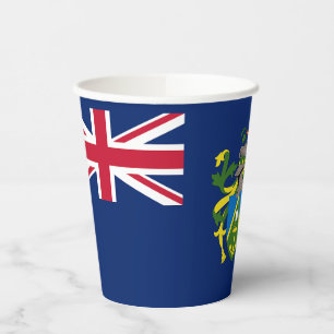 Flagge der Pitcairn-Inseln Pappbecher