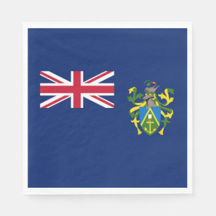 Flagge der Pitcairn-Inseln Serviette