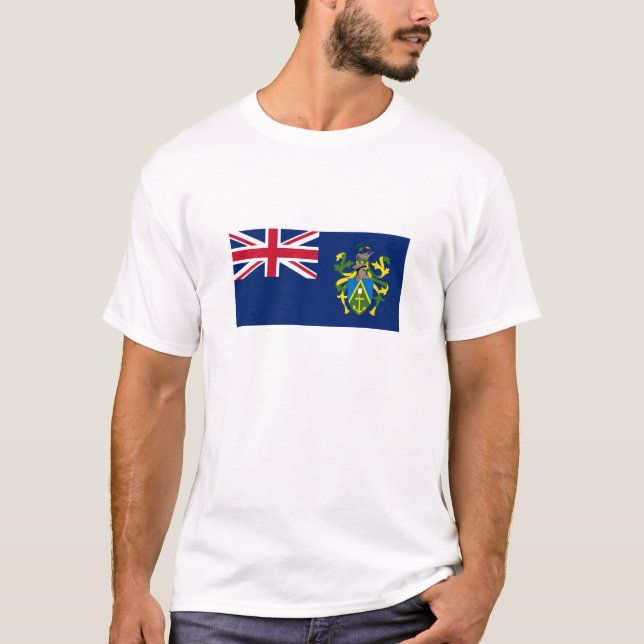 Flagge der Pitcairn-Inseln T-Shirt (Vorderseite)