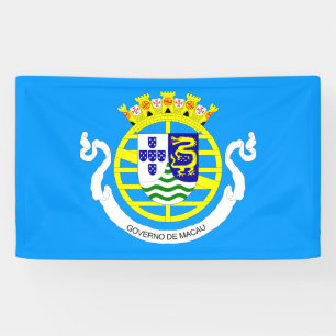 Flagge der portugiesischen Regierung Macau (1976-1 Banner