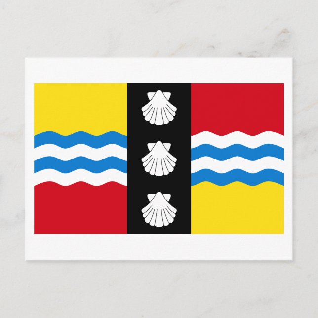 Flagge der Postkarte Bedfordshire (Vorderseite)