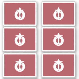 Flagge der Präfektur Aichi, Japan Aufkleber