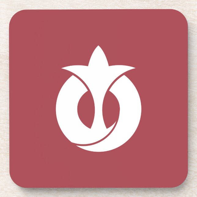 Flagge der Präfektur Aichi, Japan Getränkeuntersetzer (Vorderseite)