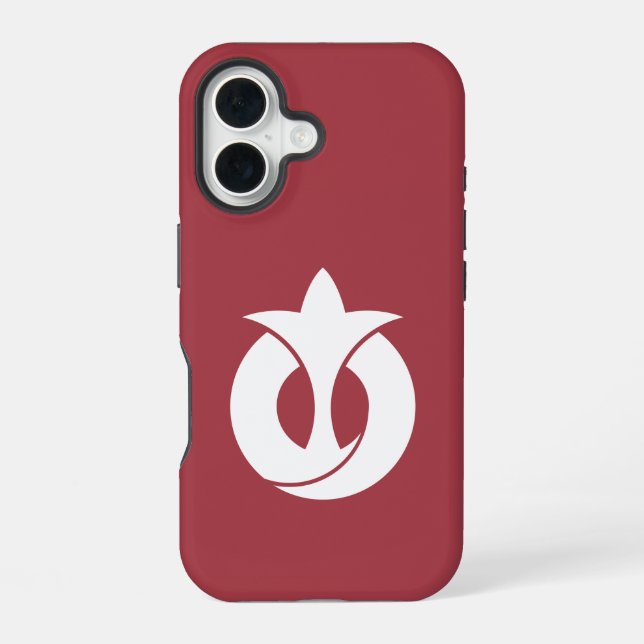 Flagge der Präfektur Aichi, Japan iPhone 16 Hülle (Rückseite)