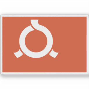 Flagge der Präfektur Fukushima, Japan Aufkleber