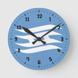 Flagge der Präfektur Hyogo, japanische Uhr