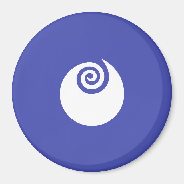 Flagge der Präfektur Ibaraki, Japan Magnet (Vorne)