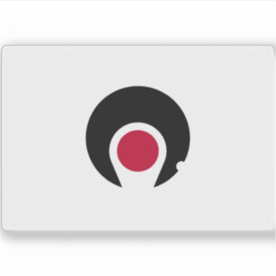 Flagge der Präfektur Kagoshima Aufkleber