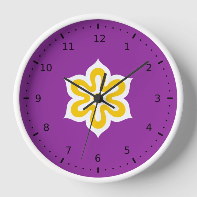 Flagge der Präfektur Kyoto, Japan Uhr (Vorderseite)