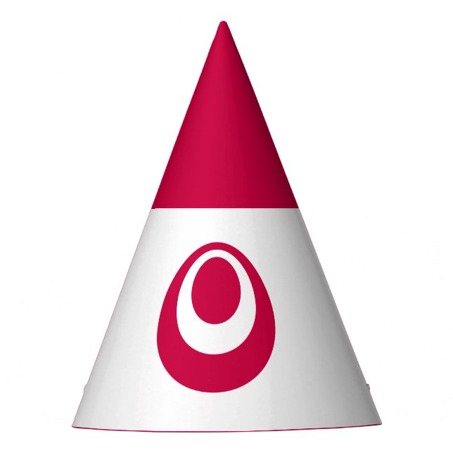 Flagge der Präfektur Okinawa, Japan Partyhütchen (Vorderseite)