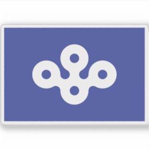 Flagge der Präfektur Osaka, Japan Aufkleber