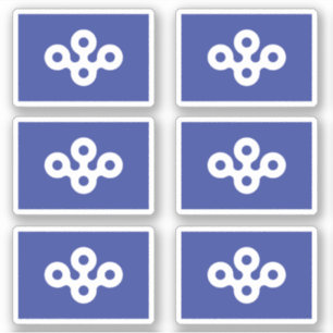 Flagge der Präfektur Osaka, Japan Aufkleber