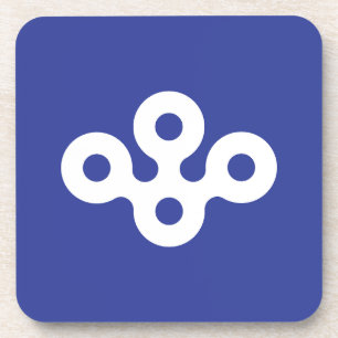 Flagge der Präfektur Osaka, Japan Getränkeuntersetzer