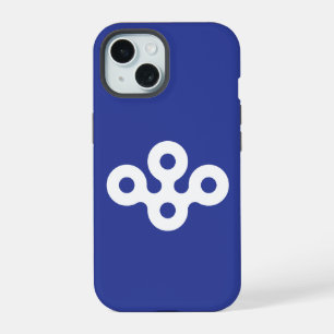 Flagge der Präfektur Osaka, Japan iPhone 15 Hülle