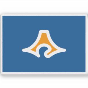 Flagge der Präfektur Shizuoka, Japan Aufkleber