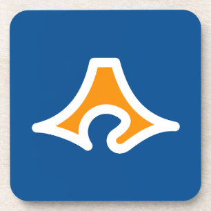 Flagge der Präfektur Shizuoka, Japan Getränkeuntersetzer