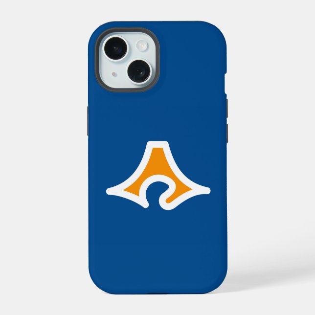 Flagge der Präfektur Shizuoka, Japan iPhone 15 Hülle (Rückseite)