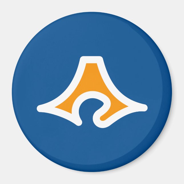 Flagge der Präfektur Shizuoka, Japan Magnet (Vorne)